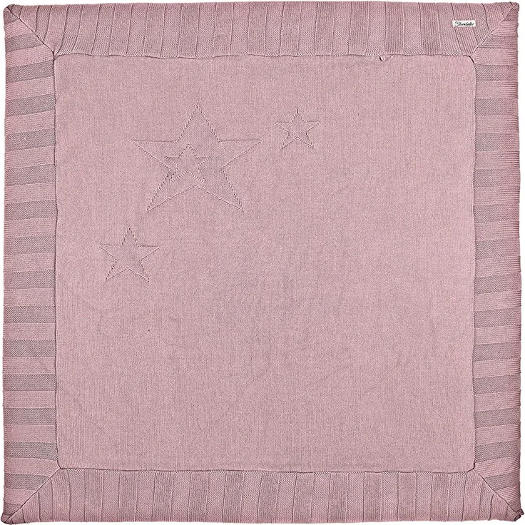 Sterntaler Strick-Krabbeldecke Baylee, Alter: ab 0 Monate, Größe: 100x100 cm, Rosa – Bild 4