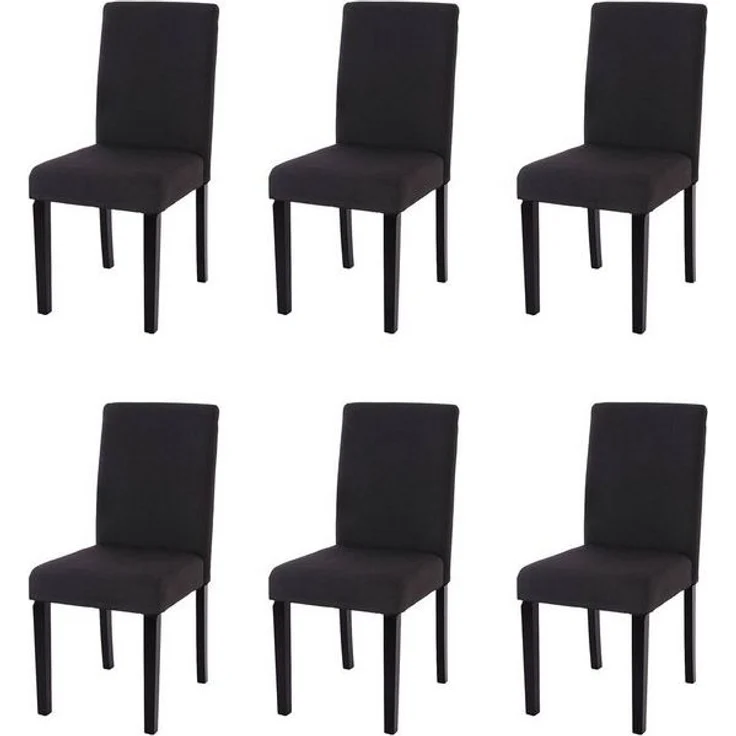 MCW Esszimmerstuhl Littau-s-6 (Set, 6 St), 6er-Set, Rutschfest durch Kunststoffuntersatz, Abgerundete Kanten – Bild 4