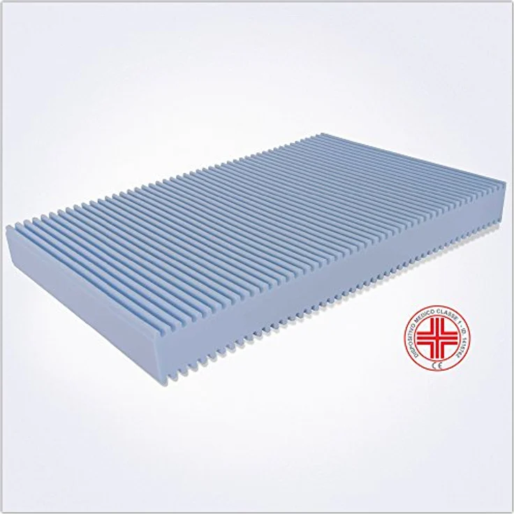 Französische Matratze 140 x 185 x 14 cm Orthopädisch mit Medizinprodukt, Platte aus Waterfoam milbendicht und Futter aus Atmungsaktiv, Matratze außerhalb Maßnahme aus Polyurethan für Bett der – Bild 4