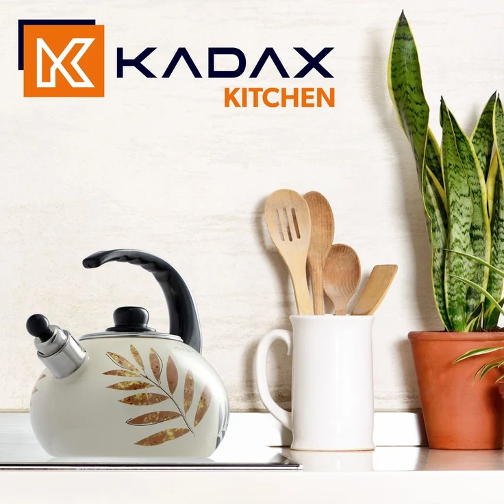 KADAX Emaillierter Wasserkocher 2,2 l, Induktion, Gas, Emaille – Bild 8