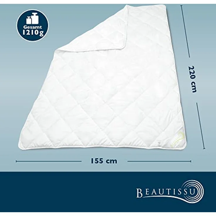Beautissu BeauNuit SD Bettdecke 155x220 cm – Bild 9