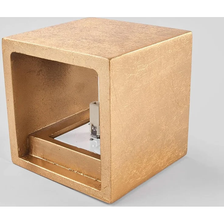 Lindby Wandleuchte Yade, Gips Gold / Messing IP20, 1 x 20 W – Bild 5