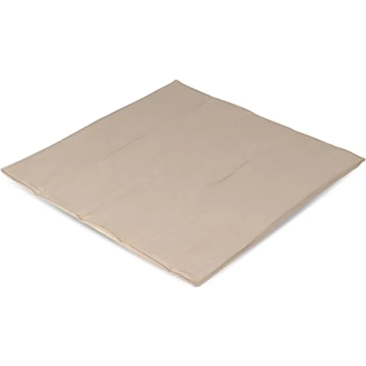 DERYAN Laufstall Baby 100x100cm, Laufgitter Baby, Laufstall mit atmungsaktivem Netz, Faltbares Kinderreisebett mit Matratze & Tragetasche, Playpen, Kinderlaufstall - Nougat – Bild 6
