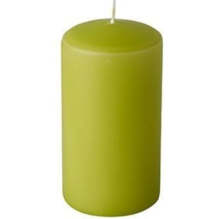 6 Stumpenkerzen Ø 60 mm · 115 mm kiwi – Bild 4