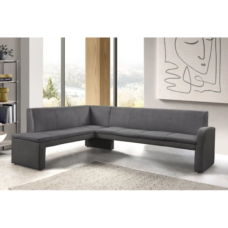 exxpo - sofa fashion Eckbank Cortado, elegant und modern mit hohem Sitzkomfort, hohe Bodenfreiheit, schöne Detailverarbeitung – Bild 2