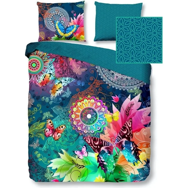 hip Mako Satin Bettwäsche 2 teilig Bettbezug 135 x 200 cm Kopfkissenbezug 80 x 80 cm Alleen In Mag 2 Ivm. Amazon- Espico 5104.99.08 Multi