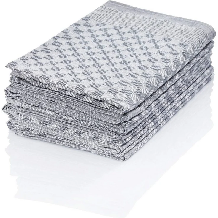 Hometex Premium Textiles Geschirrtuch Trockentuch, Profi-Küchentücher , (10er Set Geschirrtuch Grubentuch, 100% Baumwolle Zwirn, Sehr saugfähig - Premium Qualität) – Bild 5