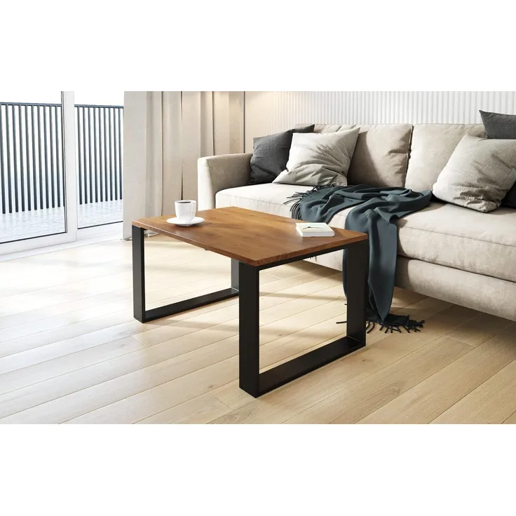AKKE Außergewöhnlicher Couchtisch Beistelltisch für Wohnzimmer | Kaffee Tee Wohnzimmertisch Tisch | Coffee Table | Zimmer Schlafzimmer Möbel | Deko Modern Antique Oak 100 x 60 x 55