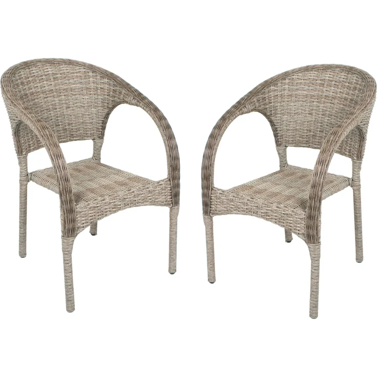 2er Set Stapelstühle, Höhe 81 cm, BASTIA – Bild 2