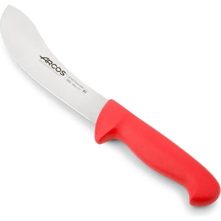 Arcos 295422 Kürschnermesser, Acier_inoxydable, rot