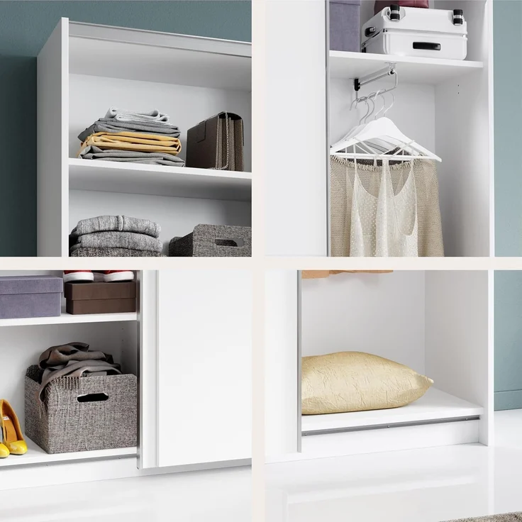Bega 'Fast' Schwebetürenschrank, weiß – Bild 7