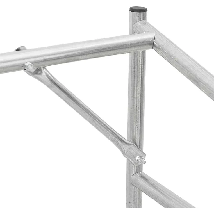 vidaXL Brennholzregal mit Regenschutz 151x60,5x110,5 cm Stahl Verzinkt 4104941 – Bild 9