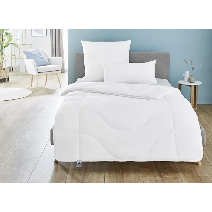 Badenia Bettcomfort Irisette Micro Thermo Sommerdecke Steppbett aus weicher und atmungsaktiver Microfaser für den Sommer, 135x200 cm – Bild 1