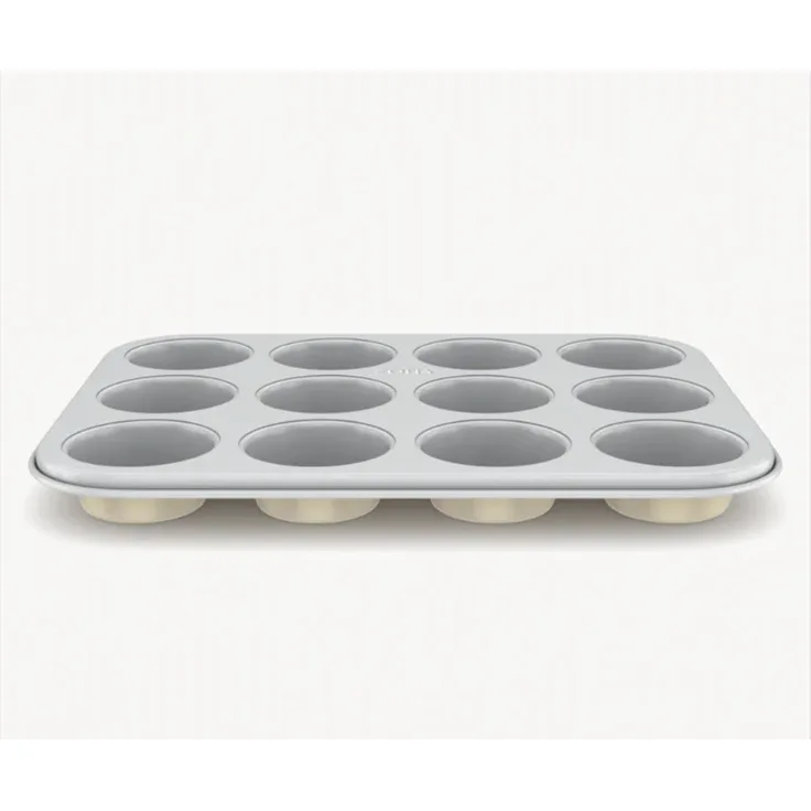 Muffinform für 12 Muffins mit Keramik-Antihaftbeschichtung - 35 x 26,5 x 3 cm