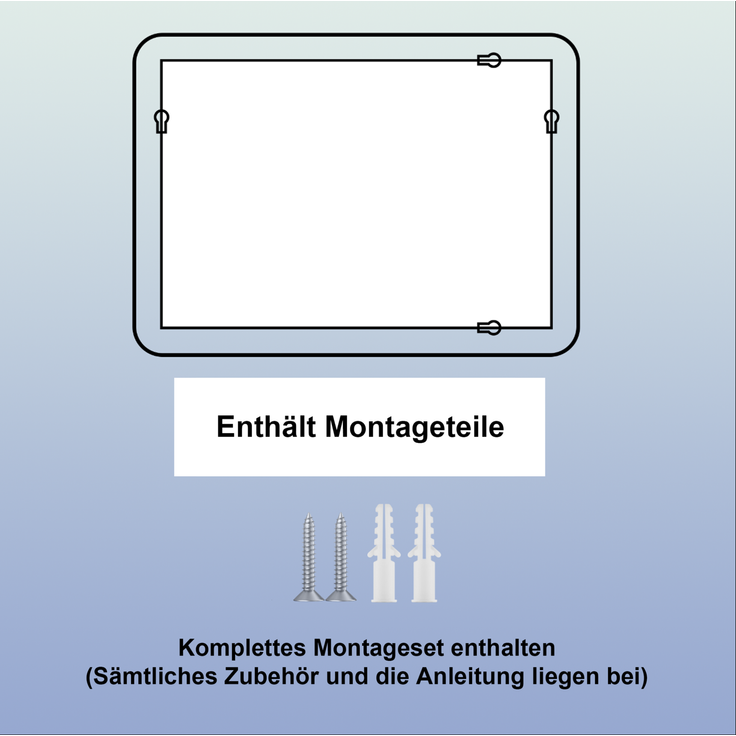 Badezimmerspiegel mit LED-Beleuchtung, Touchsteuerung & Anti-Beschlag, 60x80 cm, Silber – Bild 7