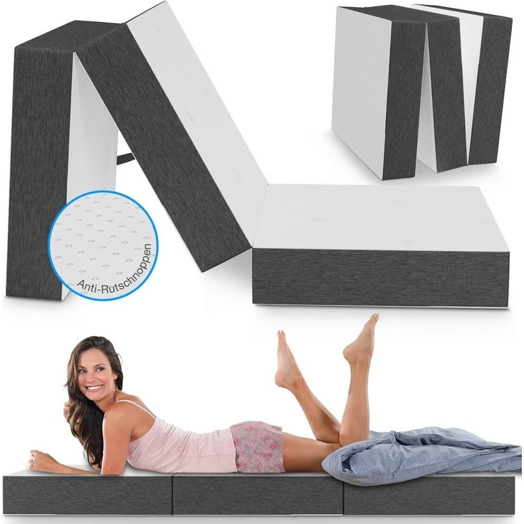 Klappmatratze mit 4 cm Visko, Bestschlaf, 200x90cm, 200x140cm, versch. Größen – Bild 5