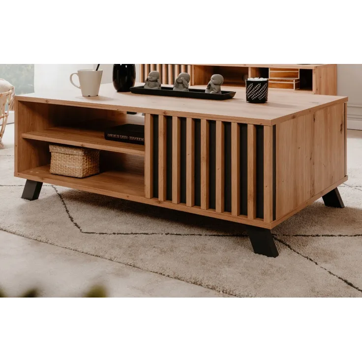 Couchtisch Madem in Artisan Eiche und Anthrazit 110 cm