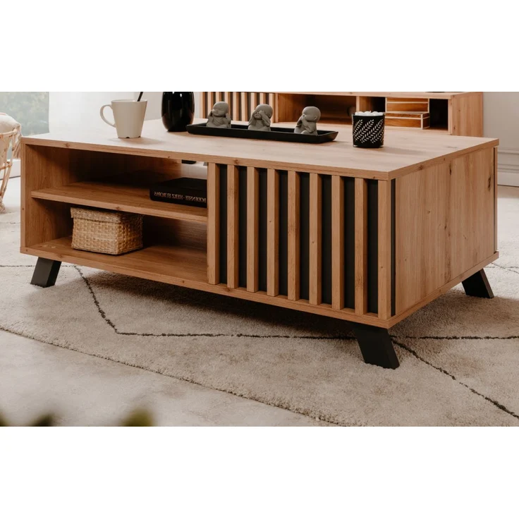 Couchtisch Madem in Artisan Eiche und Anthrazit 110 cm