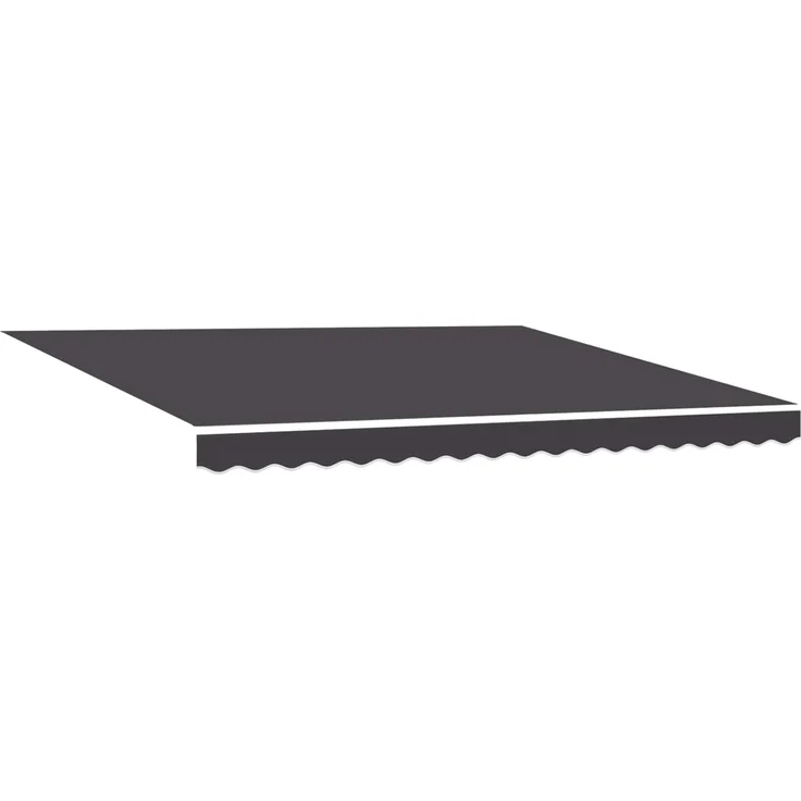 vidaXL Markisenrahmen Gelb und Weiß 350 x 250 cm 3330216 – Bild 4