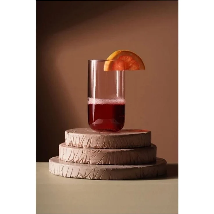 Hermia Concept 'PB-420805 P' Gläser-Set (3-teilig), Rosa, 6,7 x 6,7 x 12,9 cm, 365 ml – Bild 3