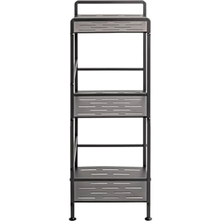 XXXL Xxxl Regal, anthrazit, Metall, 3 Fächer, 33x74x28 cm, stehend, in verschiedenen Größen erhältlich – Bild 3