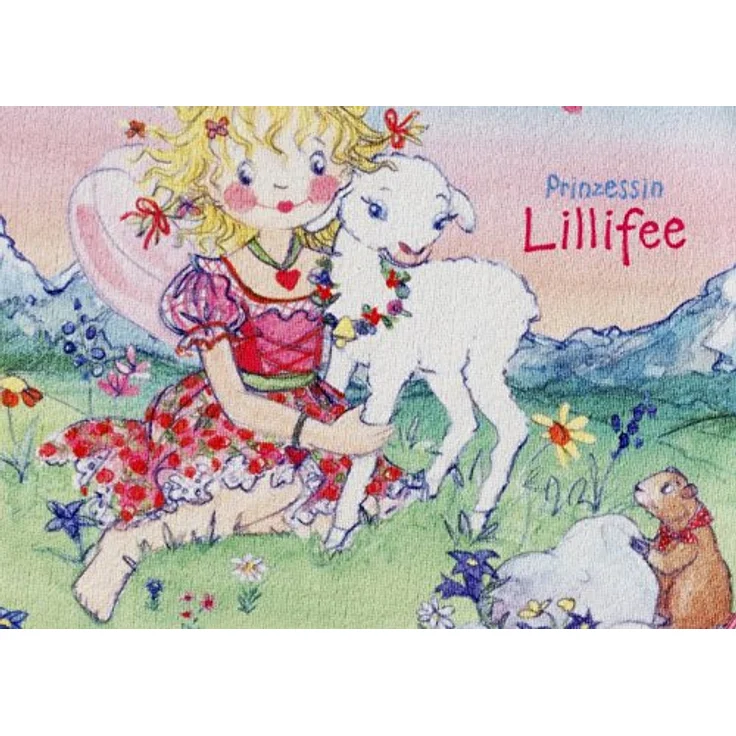 Kinderteppich- Die Prinzessin Lillifee, Für alle Prinzessinen- Zimmer 100 x 100 cm Rund – Bild 3