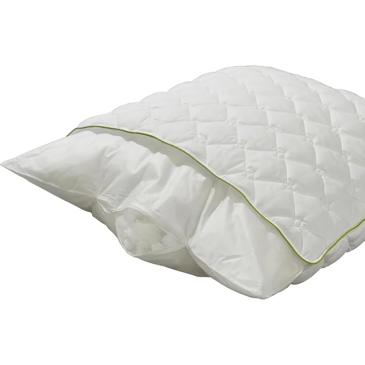 Irisette Greenline Kissen Cyclafill ECO Hohlfaserkügelchen weiß Größe 80x80 cm – Bild 2