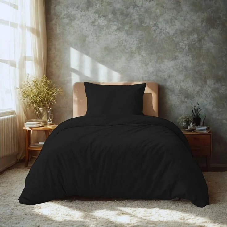 Komfortec Bettwäsche Premium, 135 x 200 bis 220 x 240 cm, 6 verschiedene Größen zur Auswahl, gebürstet 100% Mikrofaser, 2 teilig, Superweiches Bettwäsche-Set, Knitterfrei, Atmungsaktiv – Bild 1