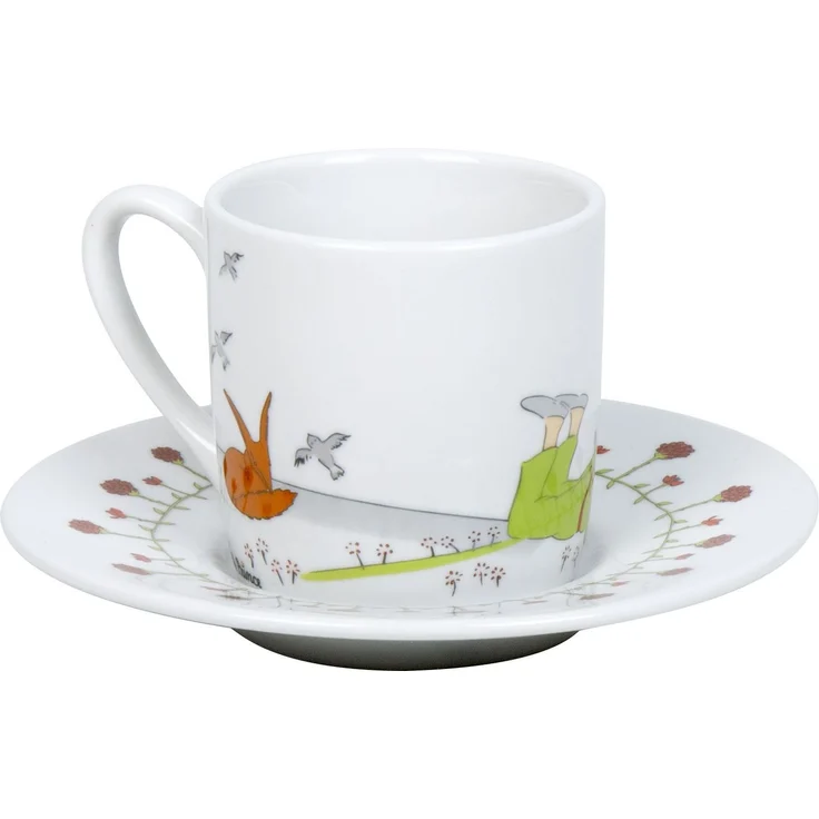 KÖNITZ 1150531599 Espressotasse Der kleine Prinz Freundschaft 85 ml, Porzellan – Bild 4