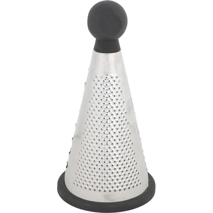 Edelstahl Küchenreibe rund schwarz Raspel Universalreibe Käsereibe Gemüsereibe – Bild 4