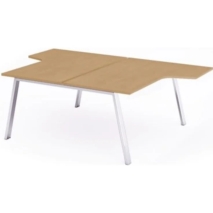 Rocada Mehrfacharbeitstisch Blanca L-Form BxTxH 160 x 163 x 240x73 cm Geste