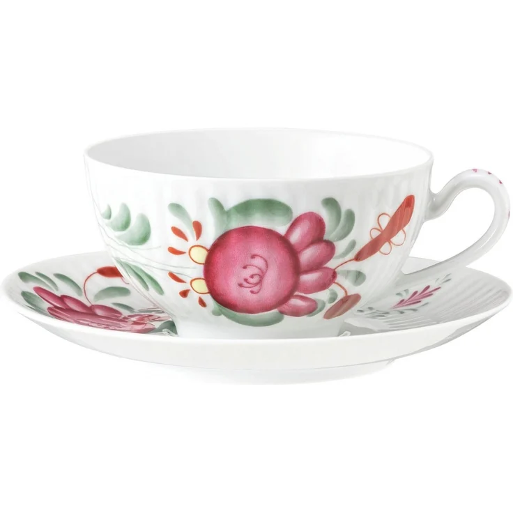 Seltmann Weiden Amina Ostfriesenrose Teeservice 18-teilig – Bild 2