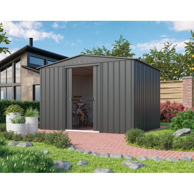 Globel Gerätehaus "Gartenmanager Dream" 108, anthrazit – Bild 1