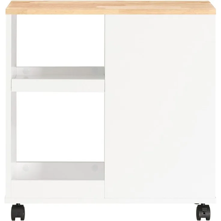 SoBuy FBT130-WN Schubladenschrank Büro, MDF, Lackiert, Weiß, 60 x 60 x 30 cm