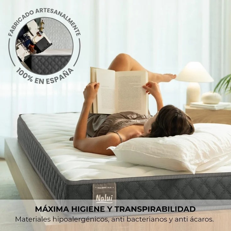 Don descanso MULHACEN Matratze für Nestbett, viskoelastischer Schaumstoff, 150x180 cm – Bild 8