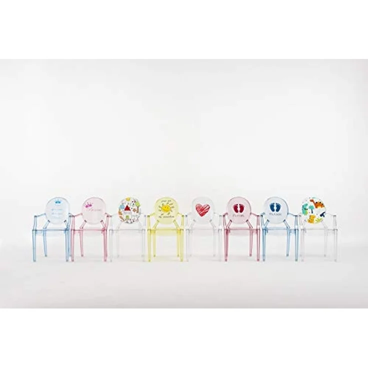 Kartell Loulou Ghost Kinderstuhl, Polykarbonat, Transparent, 37 x 40 x 63 cm – Bild 7
