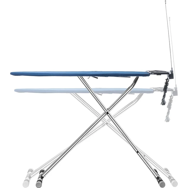 KADAX klappbares Bügelbrett 120 x 42 cm, Aluminium, mit Steckgriff, langlebig – Bild 7