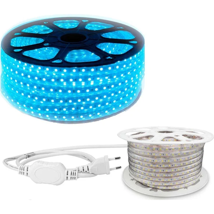 5m Blau LED Strip Streifen 60x 5050 SMD pro meter - IP65 für innen und Außen Anwendung – Bild 2