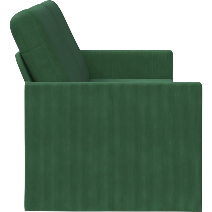 vidaXL 3-Sitzer Sofa Dschungelgrün 190 x 81 x 82 cm Cordstoff 42041137 – Bild 3