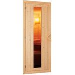 Karibu Sauna Variado + 9kW Saunaofen mit ext. Steuerung Easy Energiespartür