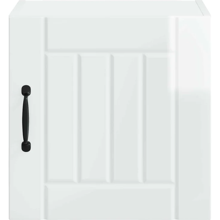 Hängeschrank, Küchenschrank Hochglanz Weiß 40 x 31 x 40 cm Holzwerkstoff – Bild 6