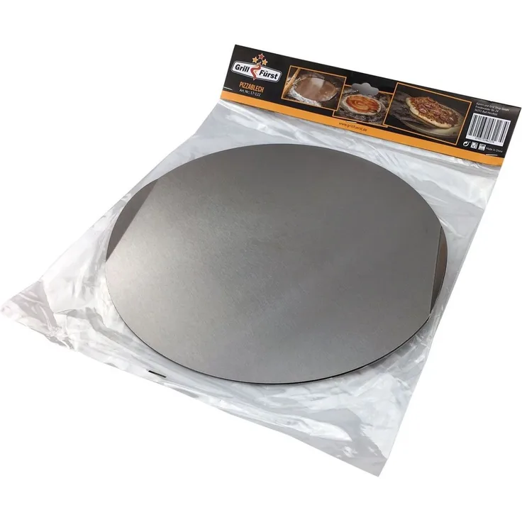 Grillfürst Aromaplanke Grillfürst Pizzablech Edelstahl 31 cm