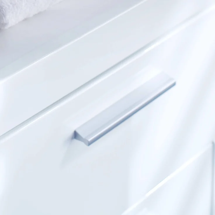 Trendteam 'Amanda' Hochschrank, Holz, Weiß Hochglanz, 190 x 31 x 73 cm – Bild 16