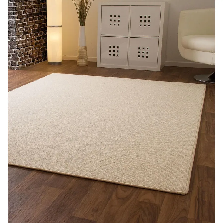 Designerteppich Modern Berber Wellington, Farbe: Beige, Größe: 80x160 cm