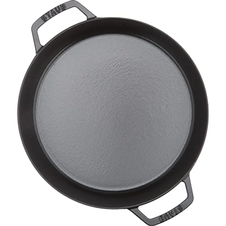 Staub Pans Bratpfanne 26 cm, Gusseisen, Schwarz – Bild 4