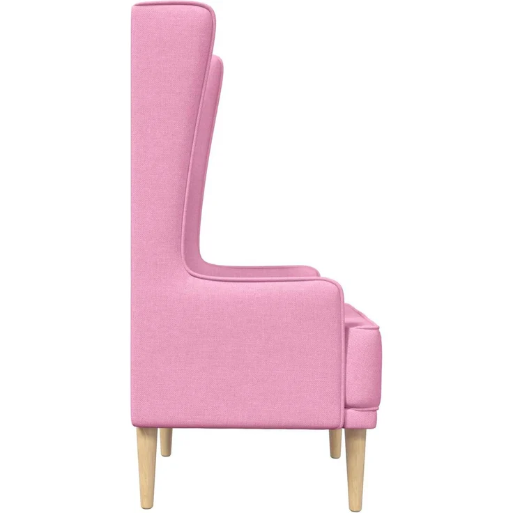 vidaXL Hochlehner Rosa Stoff 42042490 – Bild 4