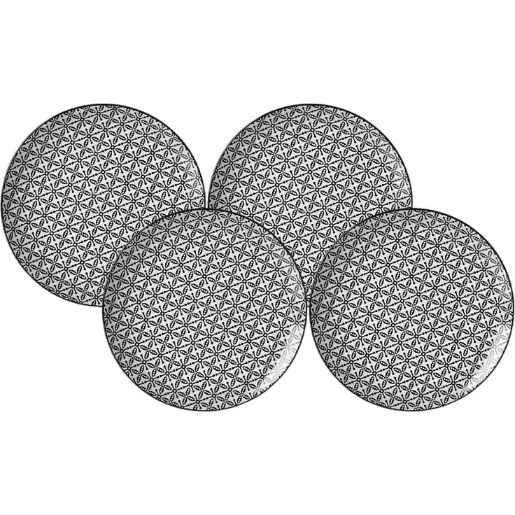Ritzenhoff & Breker Takeo Leaves Dessertteller ø 21,5 cm 4er Set – Bild 1