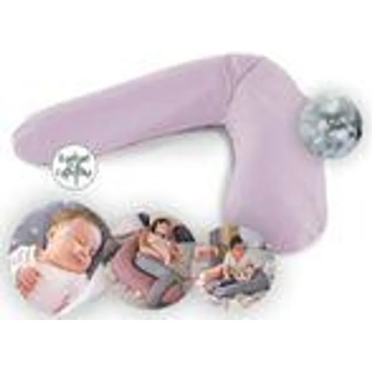 Theraline Stillkissen "Das Original" Polyester Hohlfaser Bezug 190 cm 189 Lavendel (Bamboo)