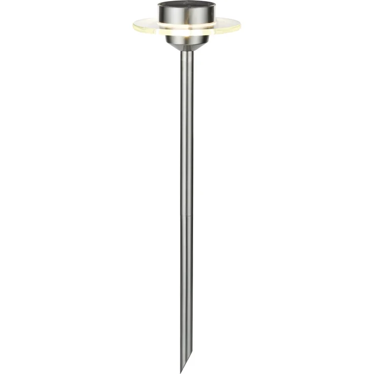 Paulmann No. 93764 Outdoor Solarspieß Special Line Ufo LED Edelstahl Klar, 1er Set – Bild 3