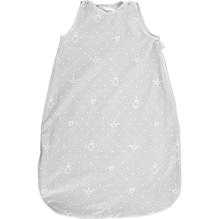 Lorelli Baby Winterschlafsack 85 cm 100% Baumwolle, 2,5 TOG, Maße 80 x 45 x 3 cm grau gemustert – Bild 1